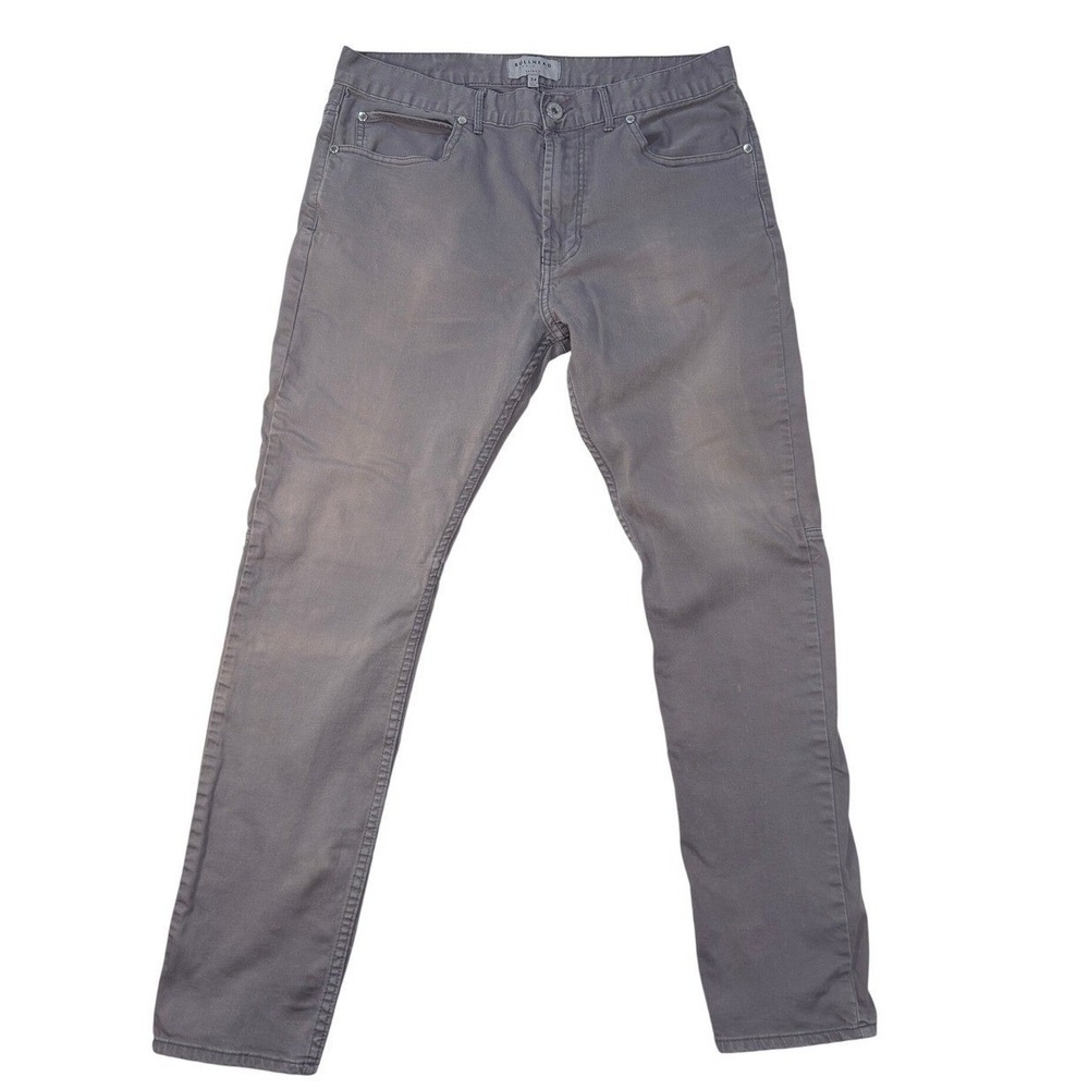 Bullhead Denim Co Dillion Skinny Jeans Men 34x32 Gray Skater Grunge Biker
